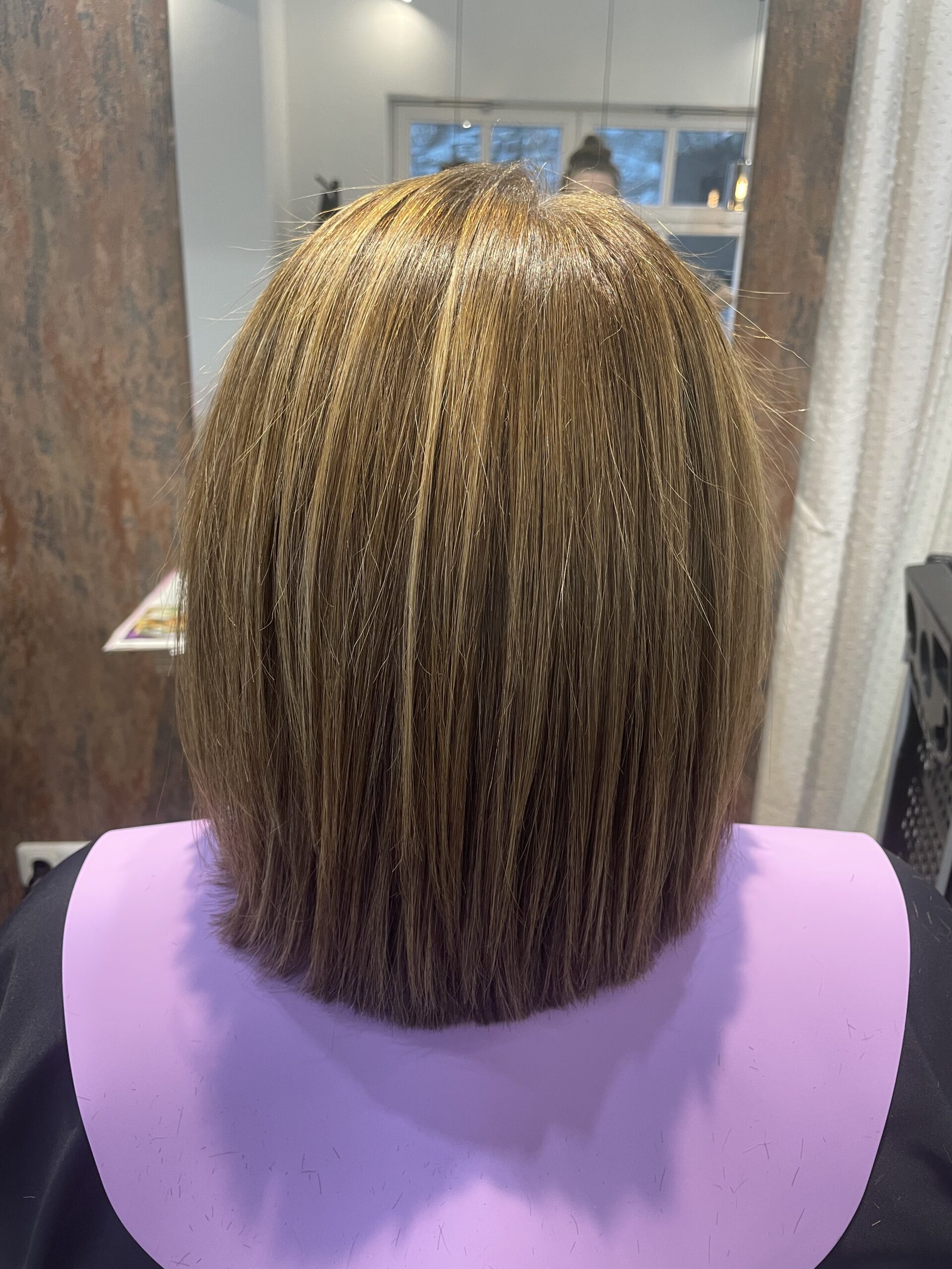 Haarkeratin nach der Behandlung